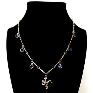 Silver Frog Necklace